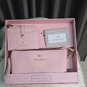 Nanette Lepore Pink 3 Piece Women's Bag Set